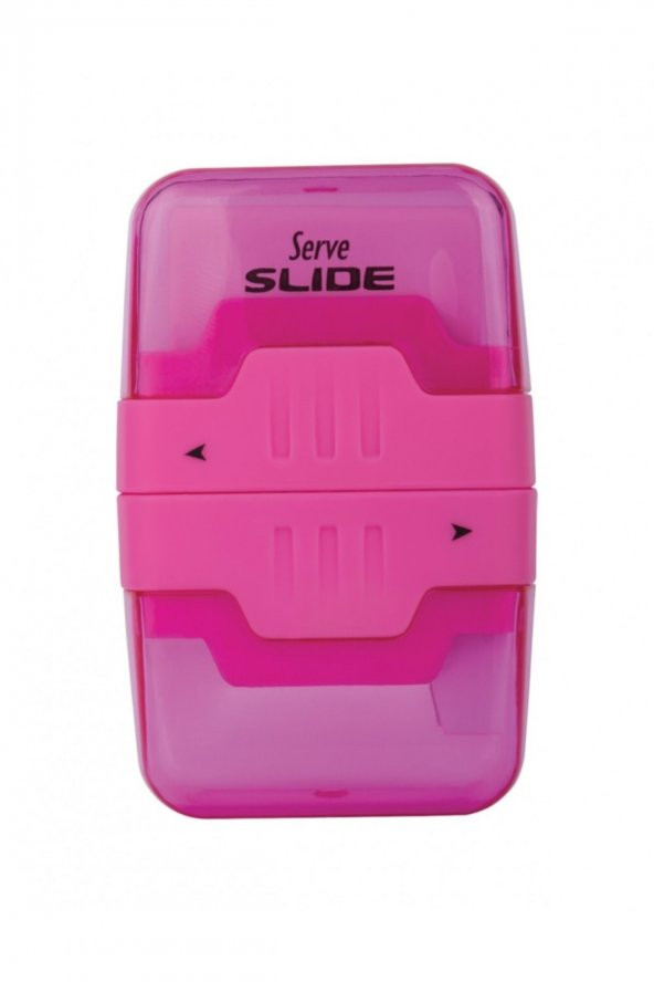 Slide Silgili Kalemtraş FOSFORLU PEMBE