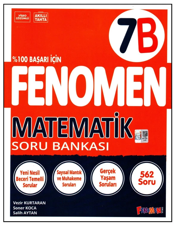 Fenomen 7. Sınıf Matematik Soru Bankası (B)