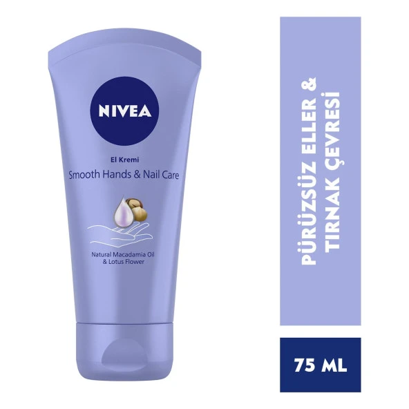 Nivea El Kremi Doğal Macadamia Yağı & Lotus Çiçeği Özleri 75 Ml