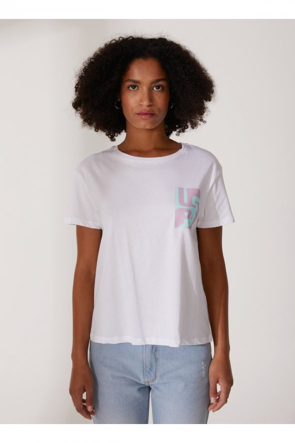 Us Polo Assn Bayan T-Shirt G082GL011-1570780 - Resim 3