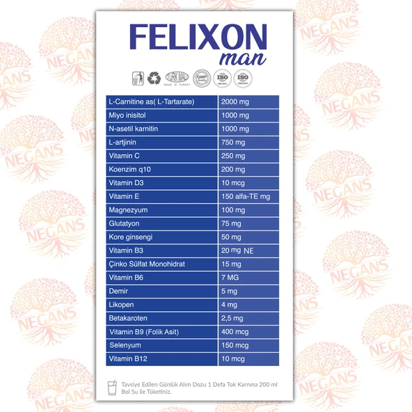 Negans Felixon Man Multivitamin - 4