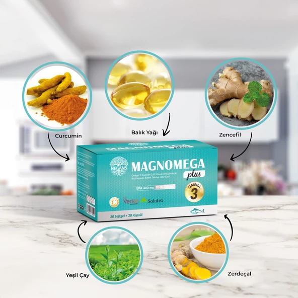 Negans Magnomega Omega 3 Balıkyağı Multivitamin - 3