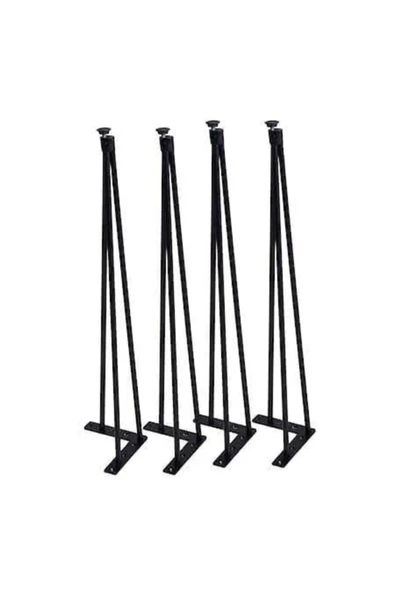 Piramit Metal Masa Ayakları 4 Adet - 2