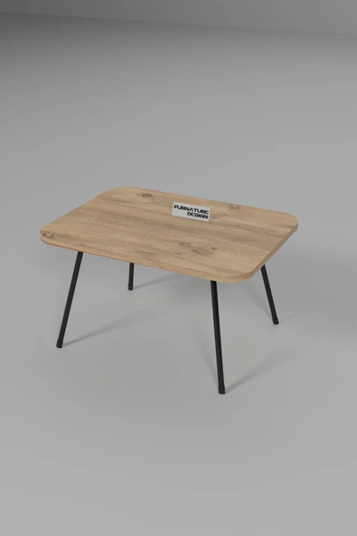 Katlanır Masa Bahçe Kamp Balkon Masası Piknik Masası 45x60 Cm Atlantik Çam - 2