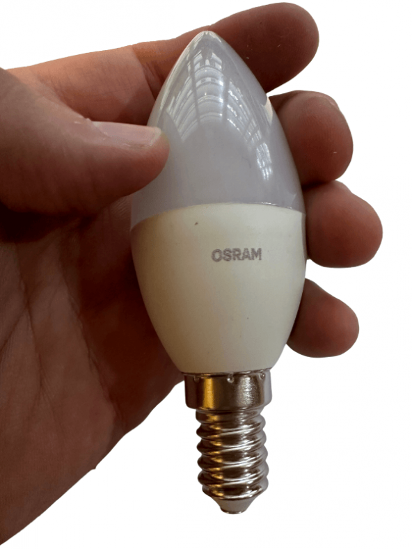 Osram 4.9W (40W) E14 Duy 2700K Sarı (3 Adet) - Resim 5
