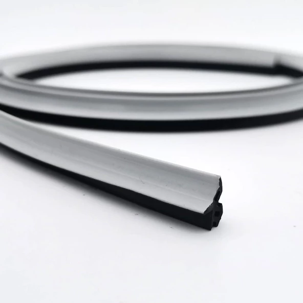 Contacall Pak-05 Siyah Kauçuk Yağlı Pvc Kapı Pencere Conta Fitili Tüm Pencerelere Uyumlu 150 Metre - Resim 2