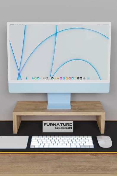 Monitör Yükseltici Bilgisayar Ekran Yükseltici Atlantik Çam