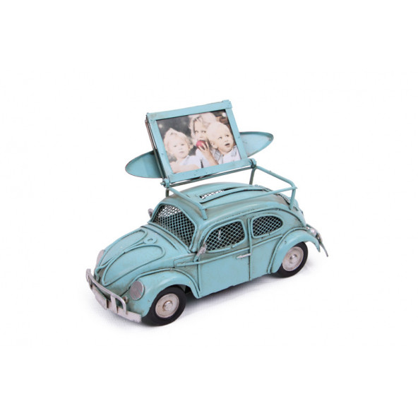 Dekoratif Metal Araba Çerçeveli ve Kumbaralı 1210E-3397SS Model-M41 - 2