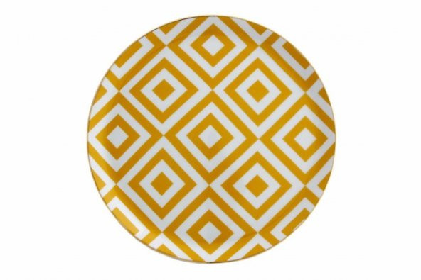 Porland Morocco Desen4 Sarı Düz Tabak 24 cm 04A+P021465 ürün görseli