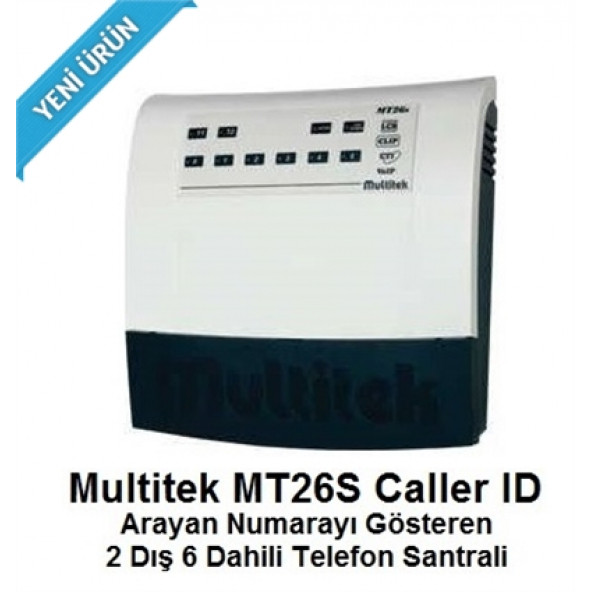 Multitek MT26S Caller ID 2-6 Telefon Santrali