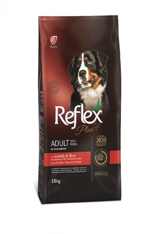 Reflex Büyük Irk Yetişkin Köpek Kuzu Etli Ve Pirinçli Köpek Maması 18 Kg