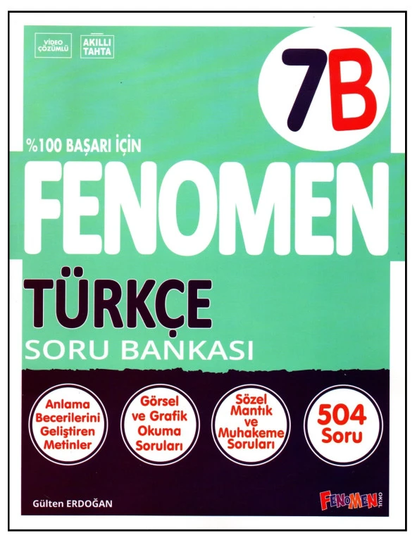 Fenomen 7. Sınıf Türkçe Soru Bankası (B)