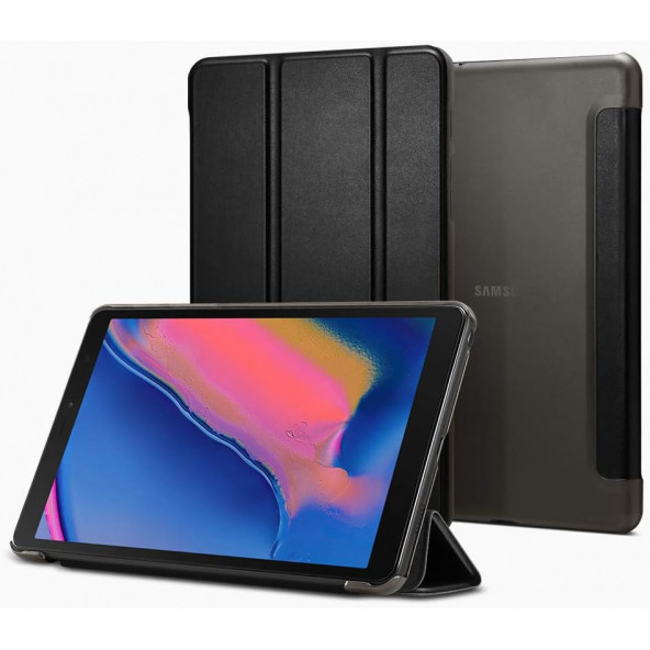 Spigen Samsung Galaxy Tab A 8.0 S Pen (2019) Kılıf Smart Fold Black - ACS00047