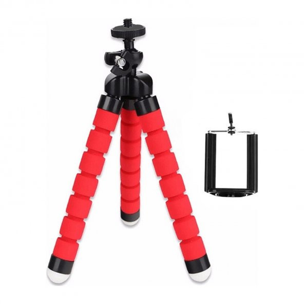 Tripod Kamera Cep Telefonu Tripodu Stand Çubuğu Tripot Büyük Boy Akrobat Tripod - 6