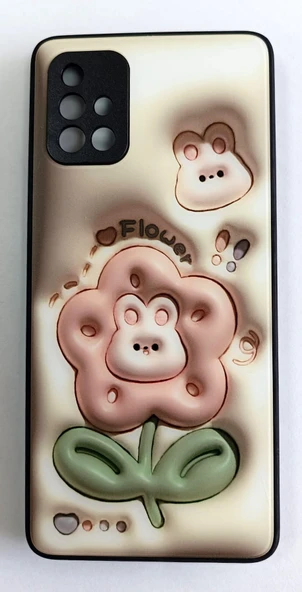 Samsung Galaxy A71 Uyumlu Resimli Orta Sert Kılıf ürün görseli 1