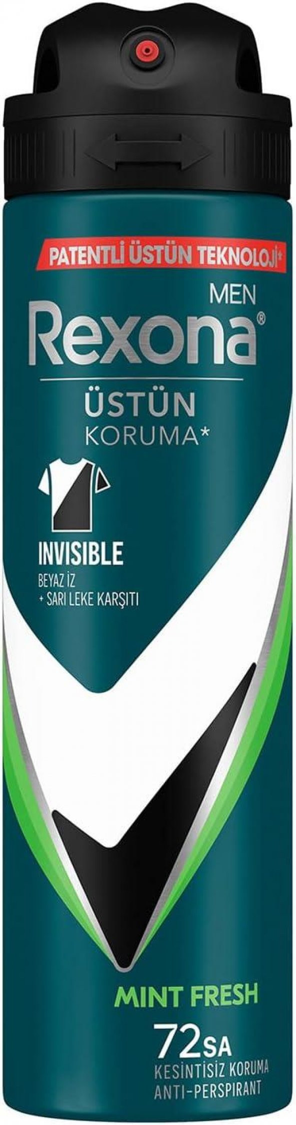 Rexona Men Deodorant 150ml Üstün Koruma Invisible Mint Fresh