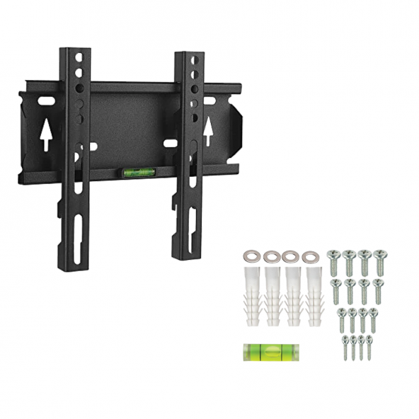 Bestoclass Premium Product SEG 32SCH5620  Sabit Duvar Tipi Tv Askı Aparatı ( Kademeli ve Aşağı,Yukarı,Yatay Hareket Özellikli) - Resim 2