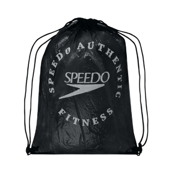 Speedo Printed Mesh Bag (Siyah/Beyaz)