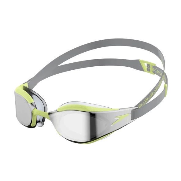 Speedo Fastskin Hyper Elite Aynalı Yarış Gözlüğü (Gri/Yeşil)