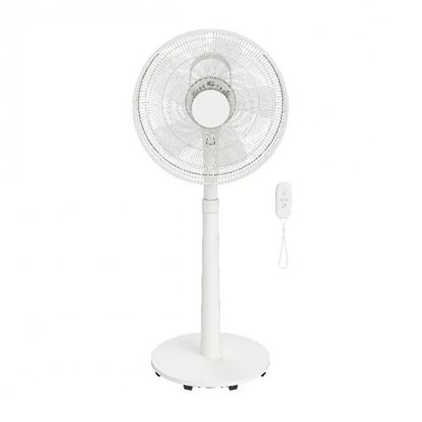 Ayaklı ve Uzaktan Kumandalı Beyaz Vantilatör 35 cm - 2