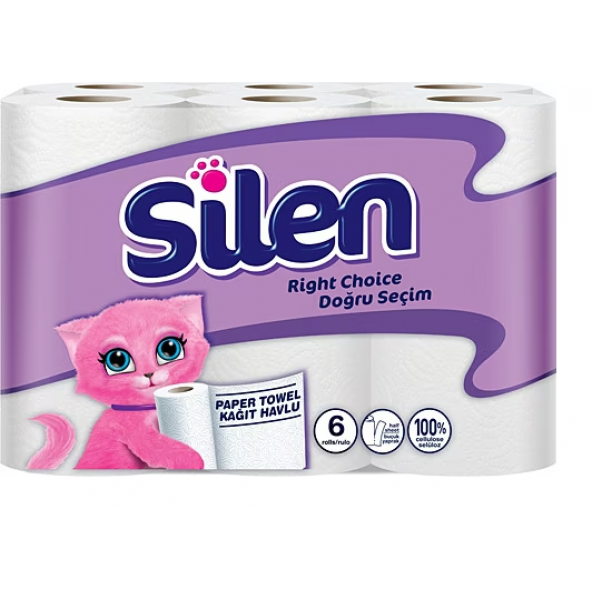 Silen 6'lı Kağıt Havlu