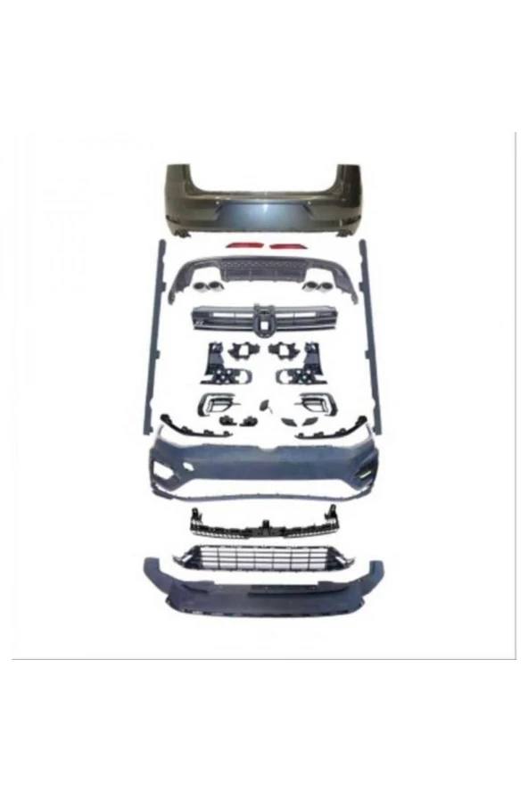 Volkswagen Golf 7 Için Golf 7,5 R Body Kit ürün görseli