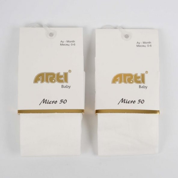 Artı Micro Külotlu Muz Çorap 300178 Beyaz - 1