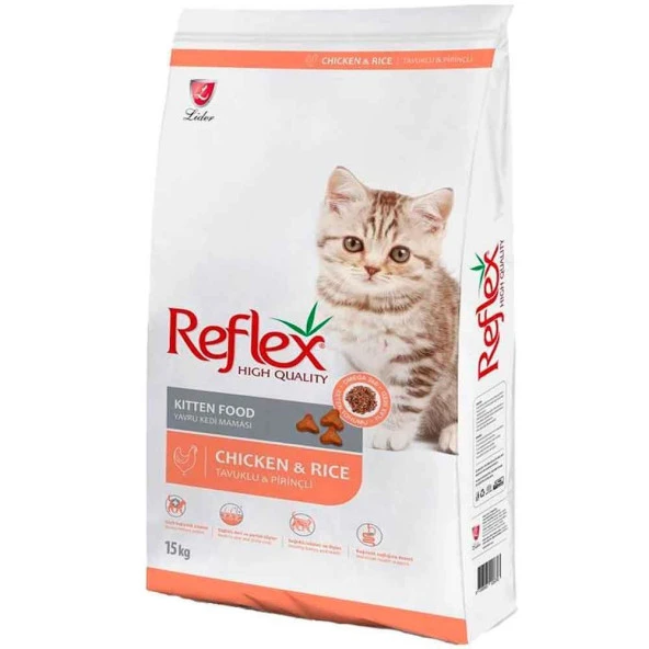 Reflex Kitten Tavuklu Yavru Kedi Maması 15 Kg