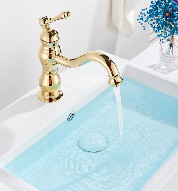 FKN Royal Kısa Altın Lavabo Bataryası - 2