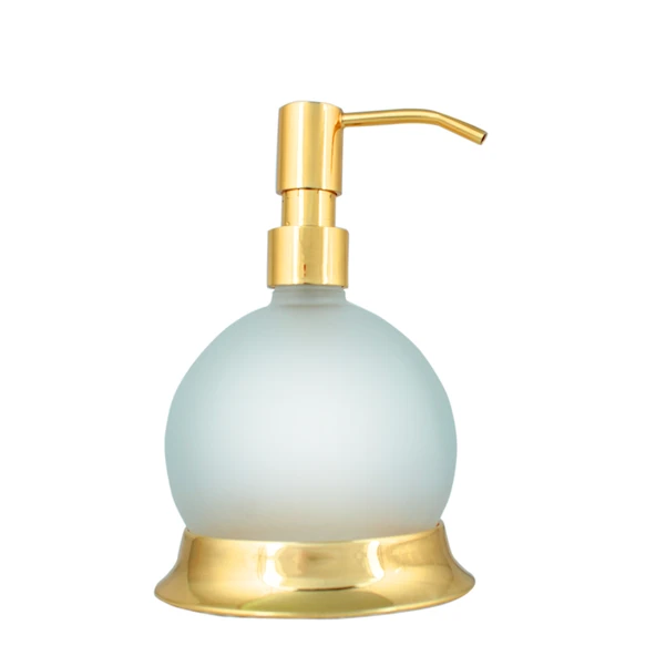 FKN Altın Buzlu Camlı Tombik Sıvı Sabunluk ürün görseli