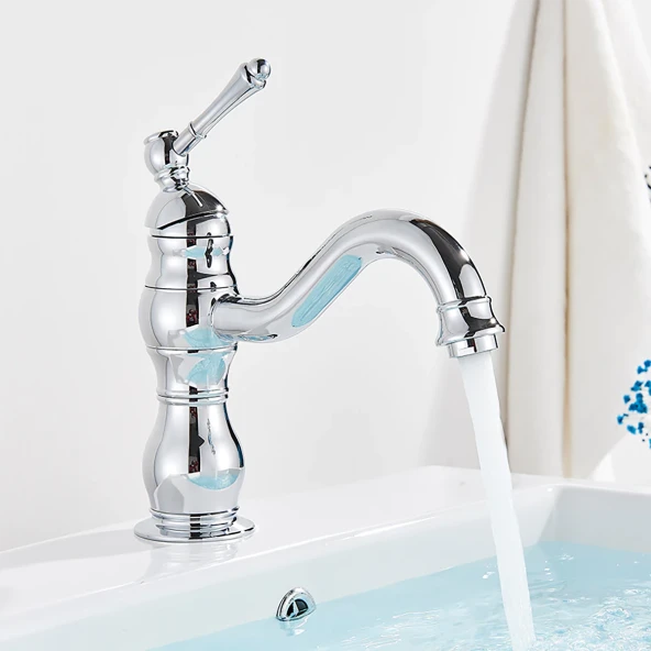FKN Royal Kısa Krom Lavabo Bataryası - 2