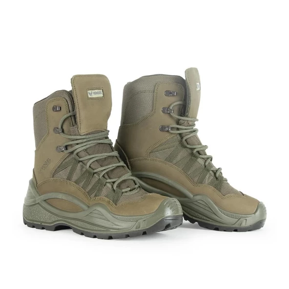 VOGEL Canyon 1490 Fermuarsız Waterproof Haki Arazi Trekking Outdoor Botu