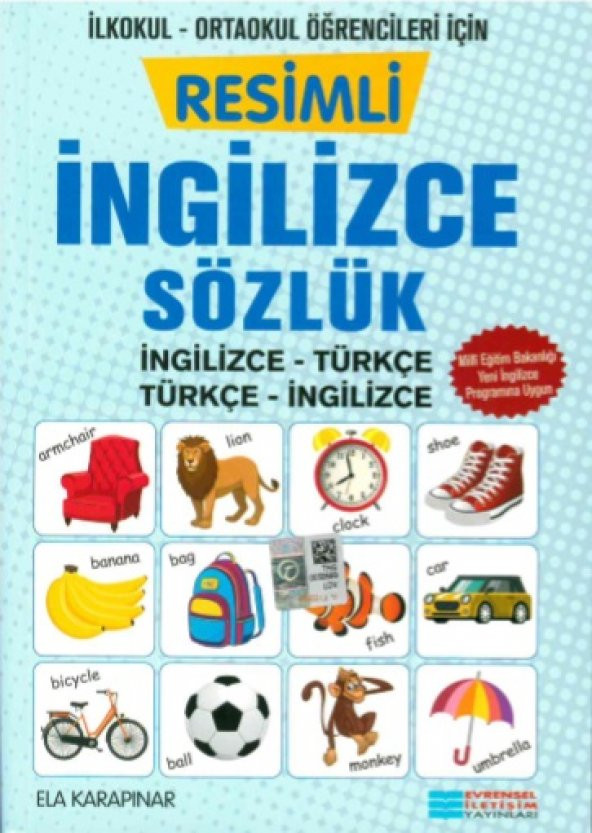 Evrensel İletişim İlkokul Ortaokul Resimli İngilizce Sözlük 2023 - 1