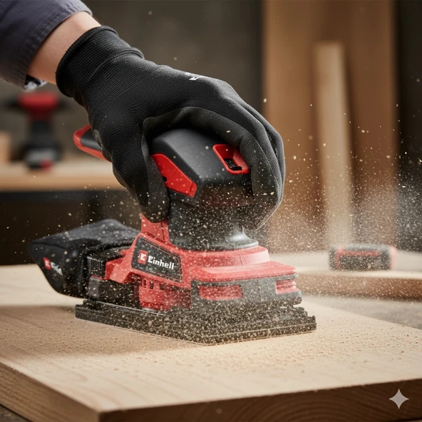 EİNHELL TC-OS 18/187 Lİ SOLO AKÜLÜ ZIMPARA - Resim 2