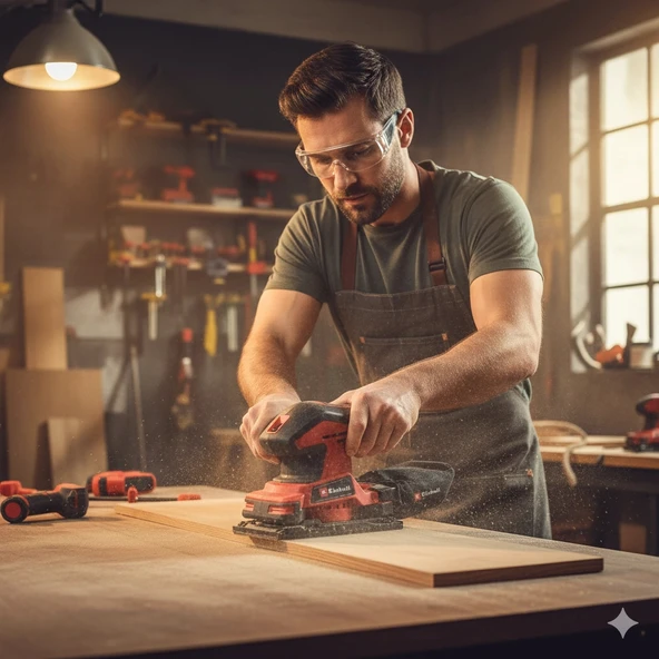 EİNHELL TC-OS 18/187 Lİ SOLO AKÜLÜ ZIMPARA - Resim 3