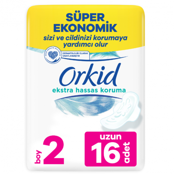 Orkid Ekstra Hassas Koruma Ped Uzun 32 Adet - 2