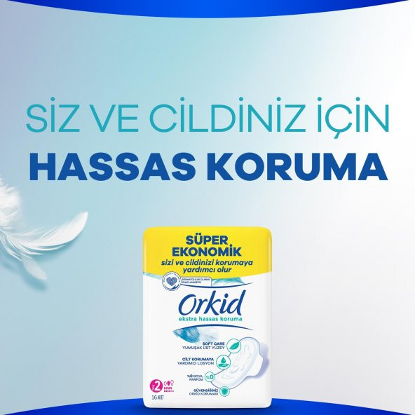 Orkid Ekstra Hassas Koruma Ped Uzun 32 Adet - 4