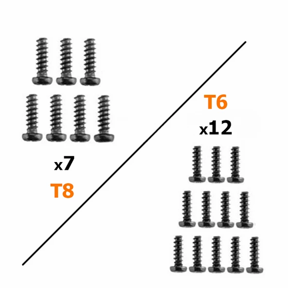 Xbox One Elite X S Slim Yedek Parça T6 Vida T8 Vida Tamir Seti - Resim 3