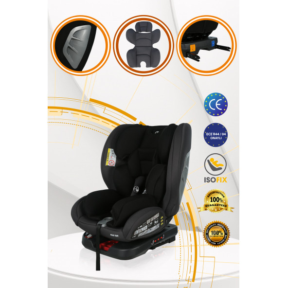 Maxi Taxi Safe Travel 0-36 Kg 360 Dönebilen Isofix Oto Koltuğu Siyah - 2