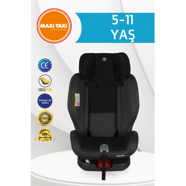 Maxi Taxi Safe Travel 0-36 Kg 360 Dönebilen Isofix Oto Koltuğu Siyah - 7