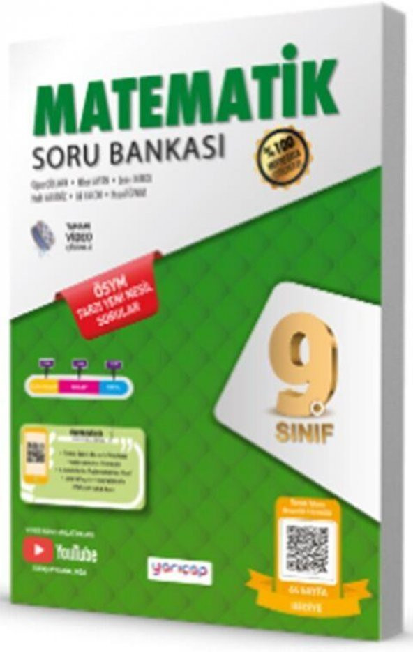 9. Sınıf Matematik Soru Bankası Yarı Çap Yayınları - 1