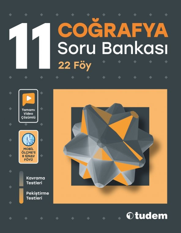 Tudem 11. Sınıf Coğrafya Soru Bankası 2023