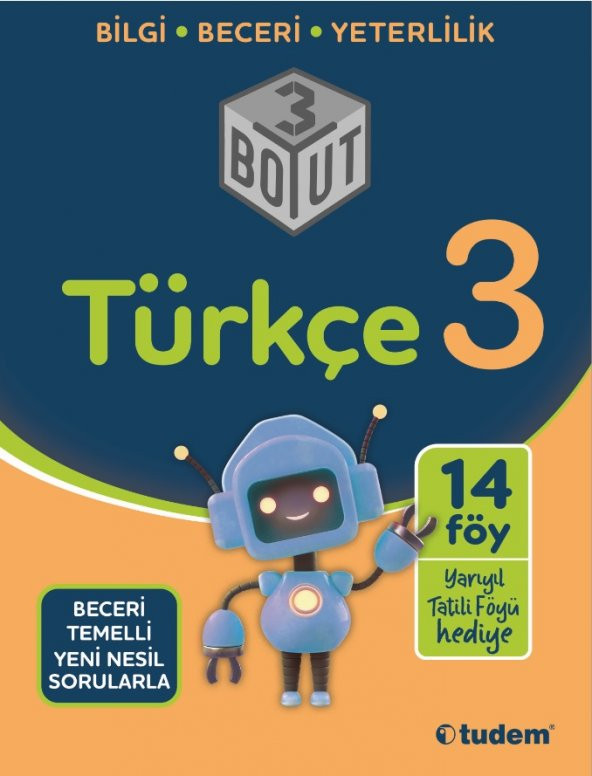 Tudem 3. Sınıf Türkçe 3 Boyut Yeni Nesil Sorular 2023
