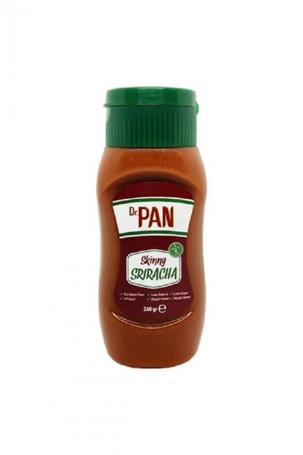Dr Pan Şekersiz Sriracha Sos Düşük Kalorili 260g