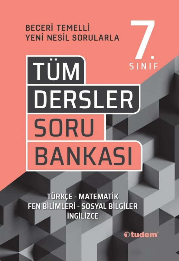 Tudem 7. Sınıf Tüm Dersler Beceri Temelli Soru Bankası 2023