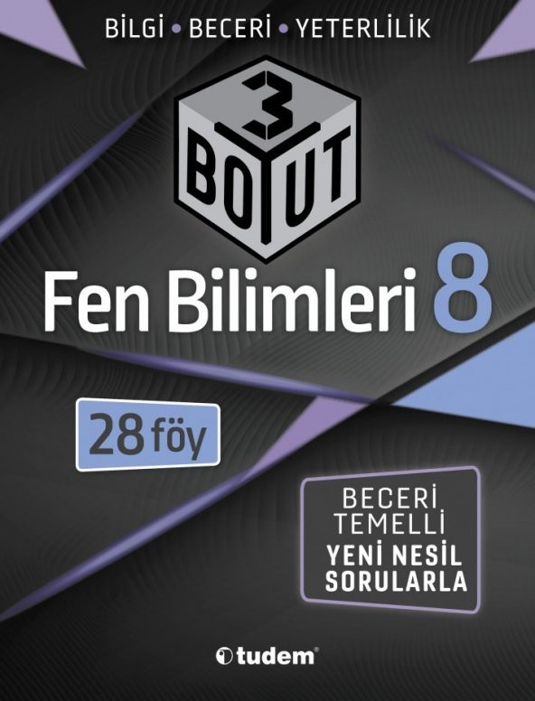 Tudem 8. Sınıf Fen Bilimleri 3 Boyut Yeni Nesil Sorular 2023