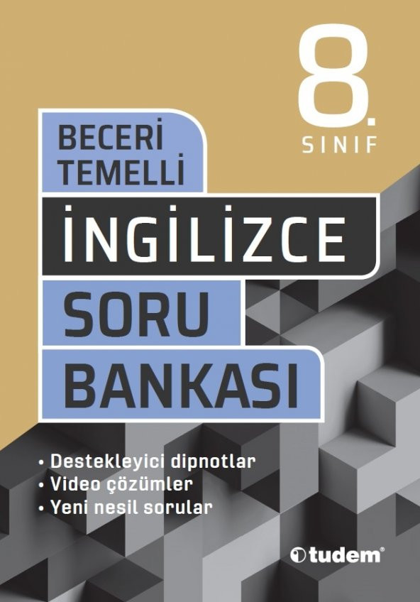 Tudem 8. Sınıf İngilizce Beceri Temelli Soru Bankası 2023