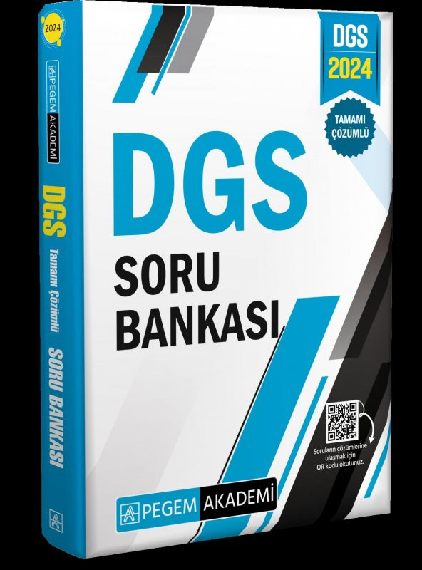 2024 DGS Tamamı Çözümlü Soru Bankası Pegem Yayınları