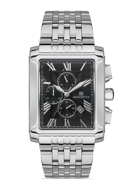 MOMENTUS TM111S-04SS DİKDÖRTGEN ÇELİK ERKEK KOL SAATİ