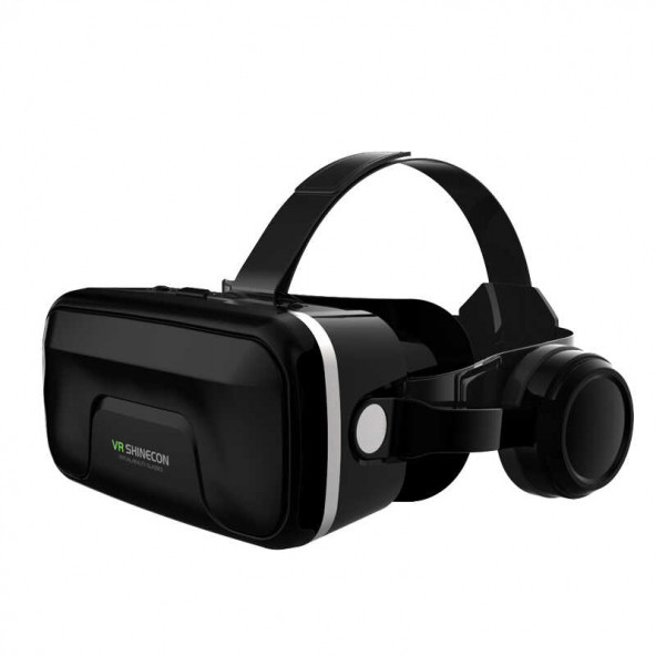 Vr Shinecon Sanal Gerçeklik Gözlüğü Kulaklıklı 3d Vr Filmler Video Oyunları Tüm Telefonlara Uyumlu G04EA 4.7-7.2 INCH - 2